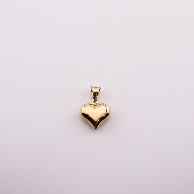 Dije Corazon Liso 14k 1.1g