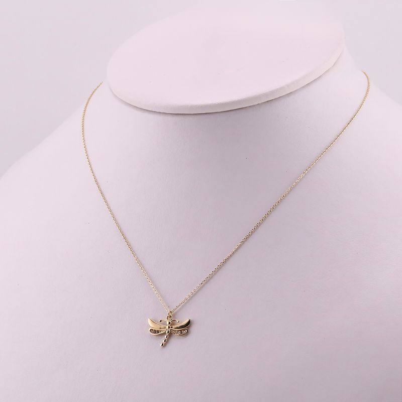 Gargantilla Libelula 14k 2.0g