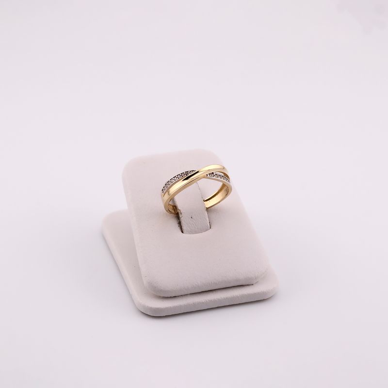 Anillo Enlazado C/p 14k 1.9g #7