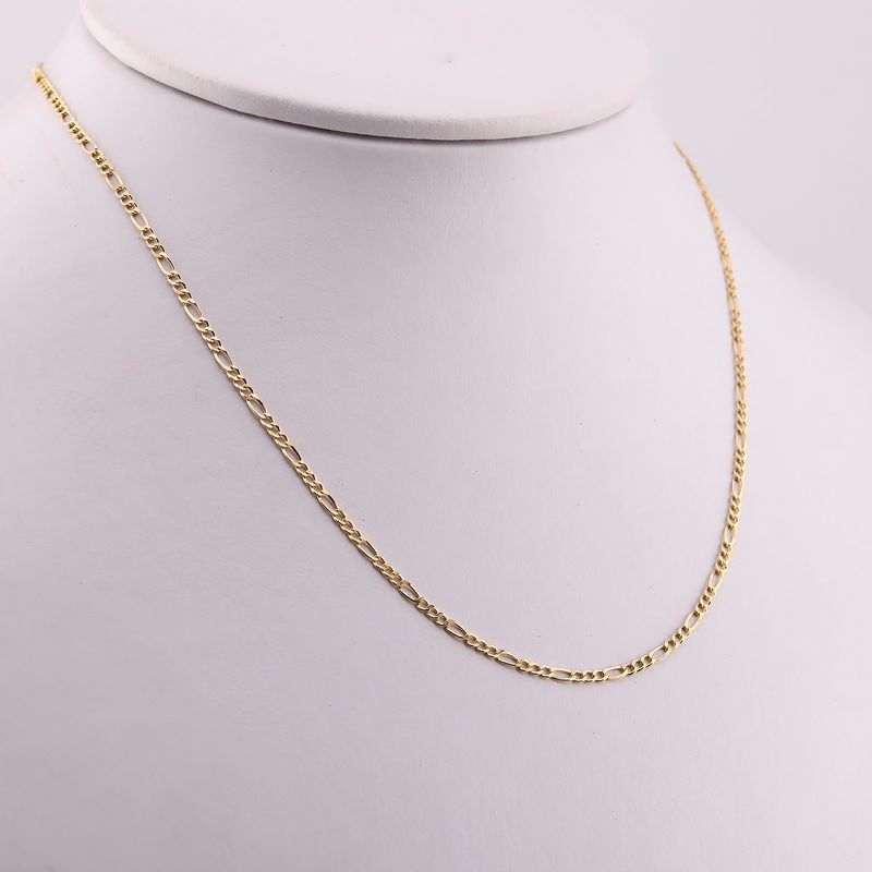 Cadena 3x1 14k 50cm 1.7g