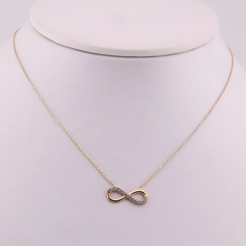 Gargantilla Infinito 10k 1.7g