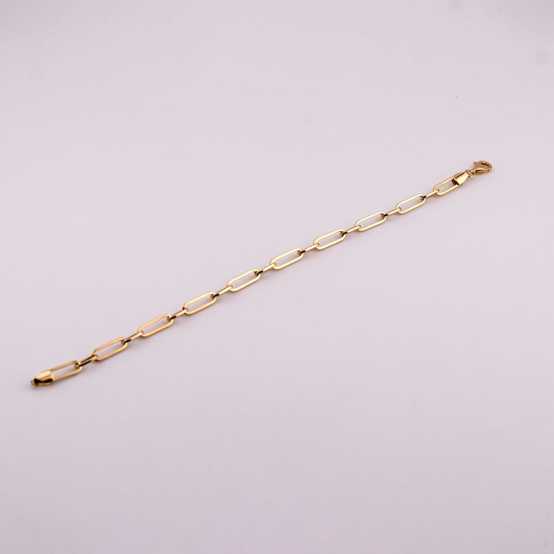 Pulsera Eslabon Inv. 10k 2.1g 18cm