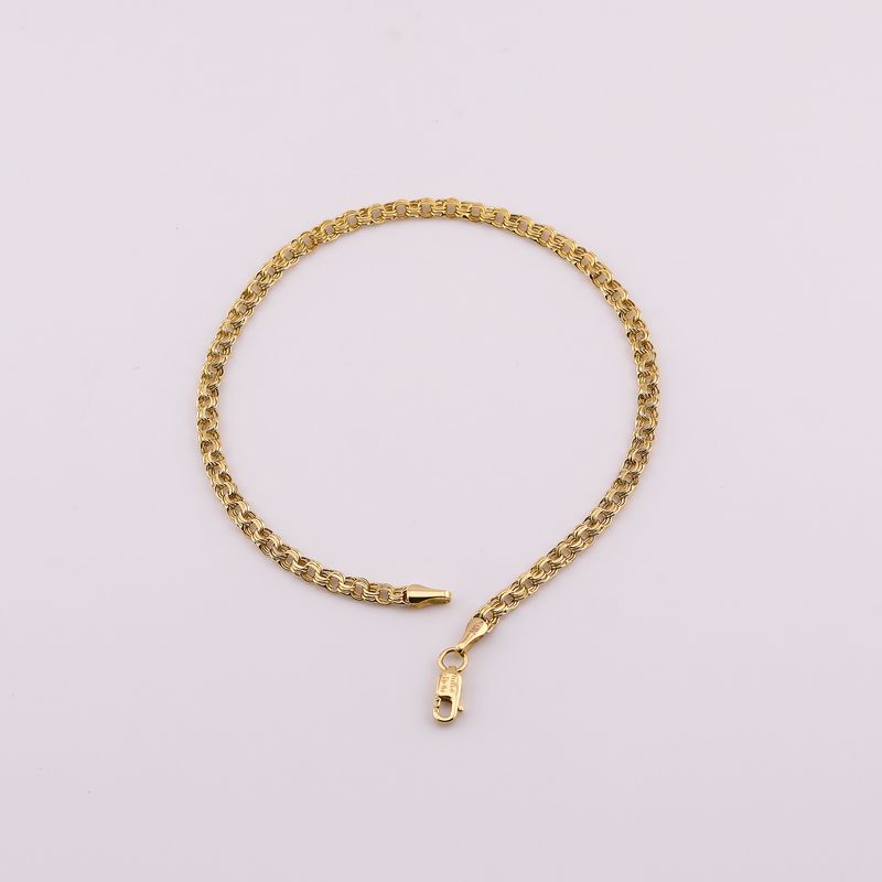 Pulsera Entrelazada 10k 1.7g 21cm