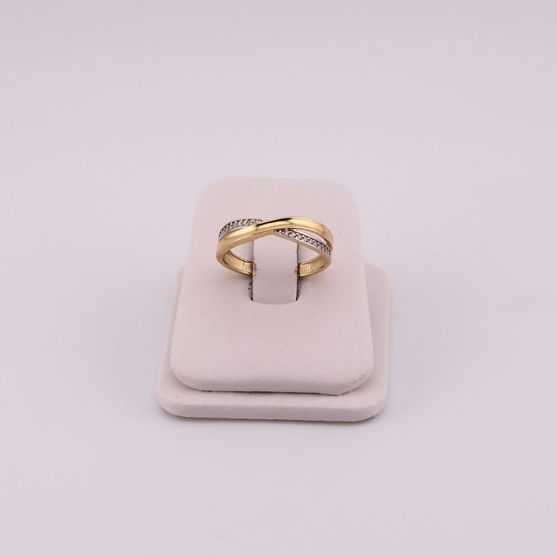 Anillo Enlazado C/p 14k 1.9g #9