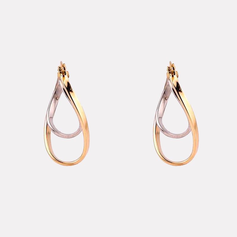 Arracadas Torc. 2 Tns 14K 2.1g