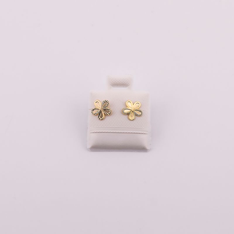 Broqueles Flor  5 Petalos 10k 0.2g