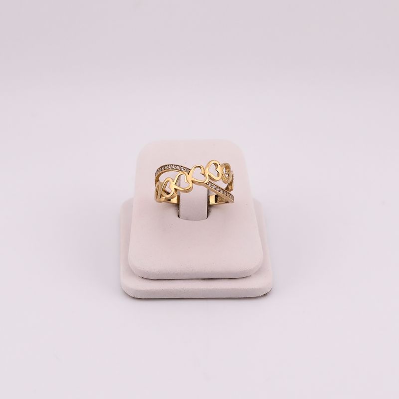 Anillo Corazon C/p 14k 2.4g #8