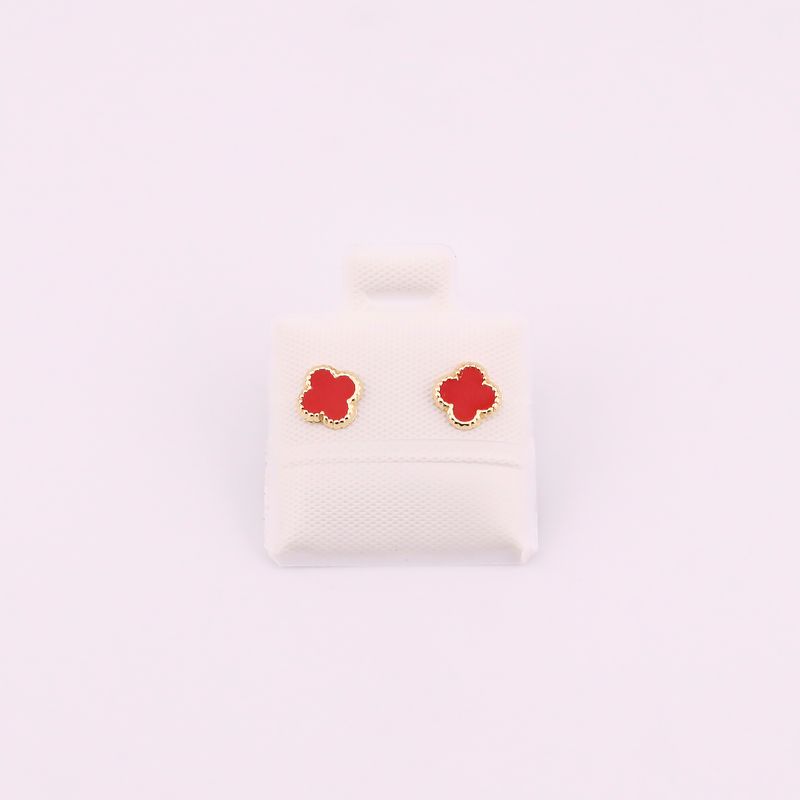 Broqueles Trebol Chico 10k 0.2g