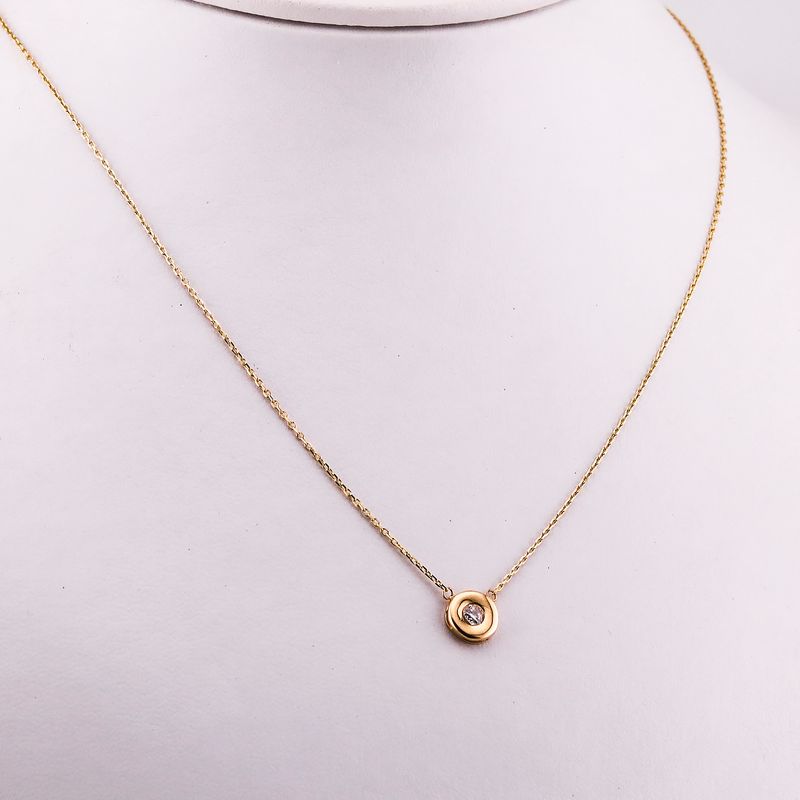 Gargantilla Circ. C/p 14k 1.9g