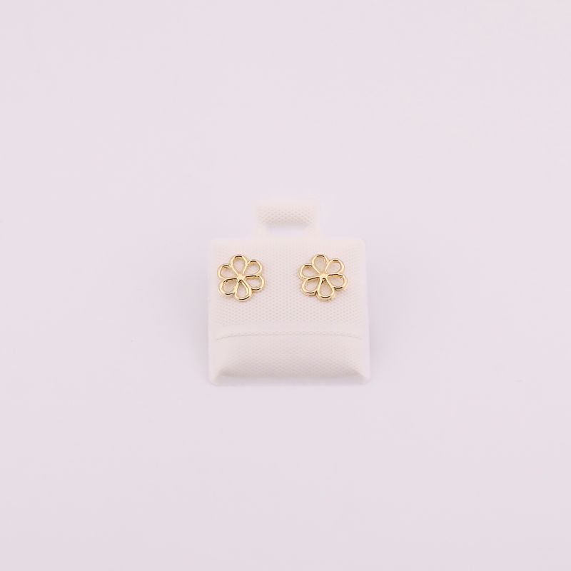 Broqueles Flor 6 Petales 10k 0.2g