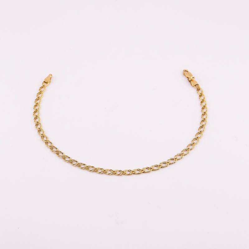 Pulso Entrelazado 14k 1.6g 21cm