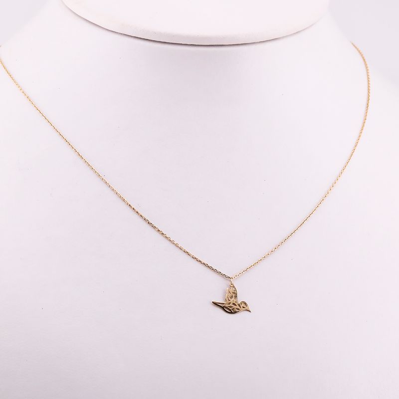 Gargantilla Colibri 14k 1.2g