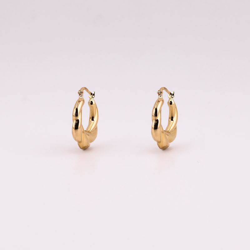 Arracadas Canasta Torcidas 10k 2.2g