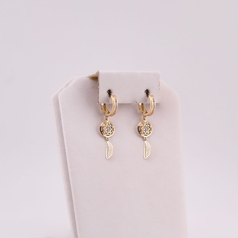 Aretes Huggies 14k 1.2g