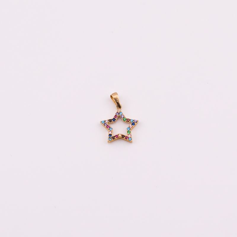 Dije Estrella Colores 14k 0.7g