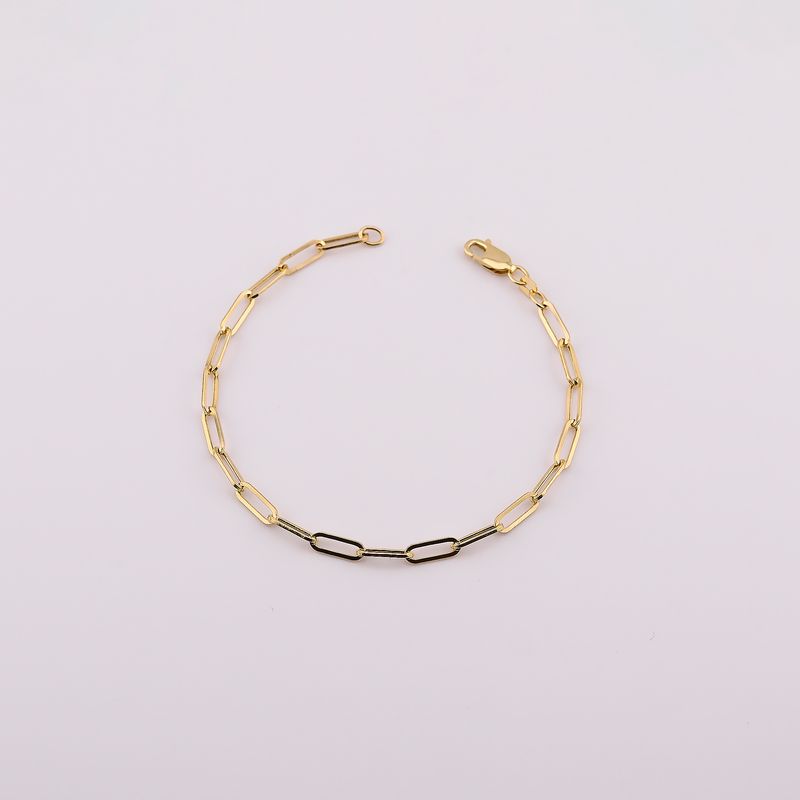 Pulso Paper Clip 14k 1.6g 17cm