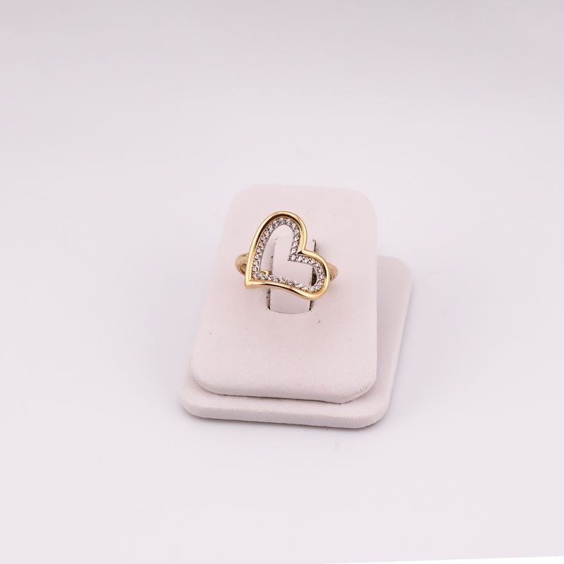 Anillo Corazon C/p 14k 2.1g #7