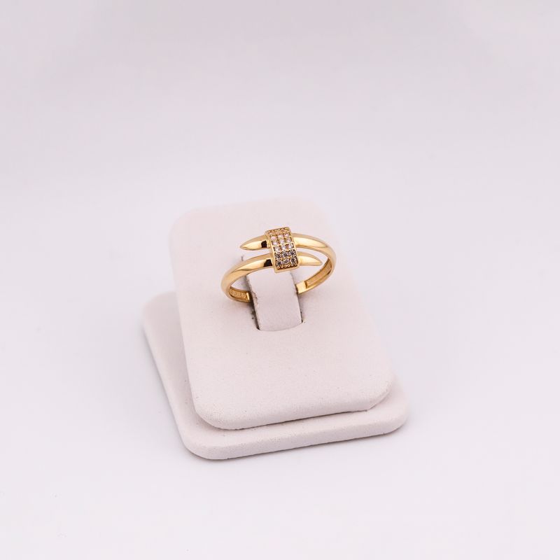 Anillo Cinturon C/p 14k 1.7g #8.5