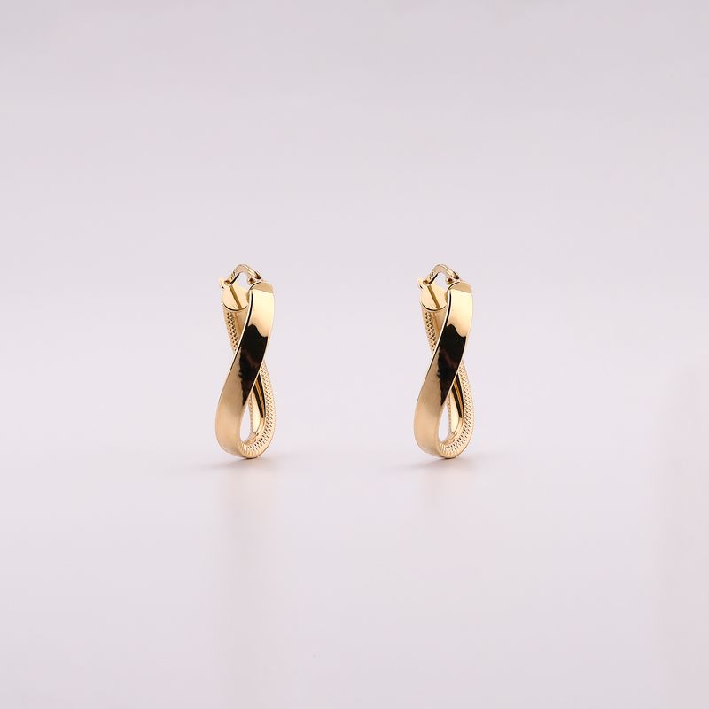 Arracadas Torcidas Reli. 14k 1.6g