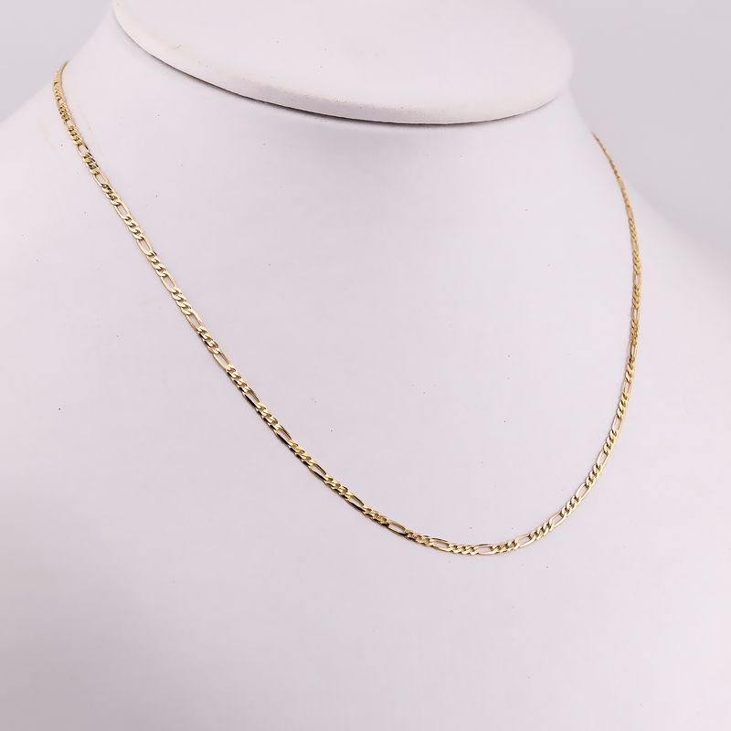 Cadena 3x1 14k 55cm 3.2g