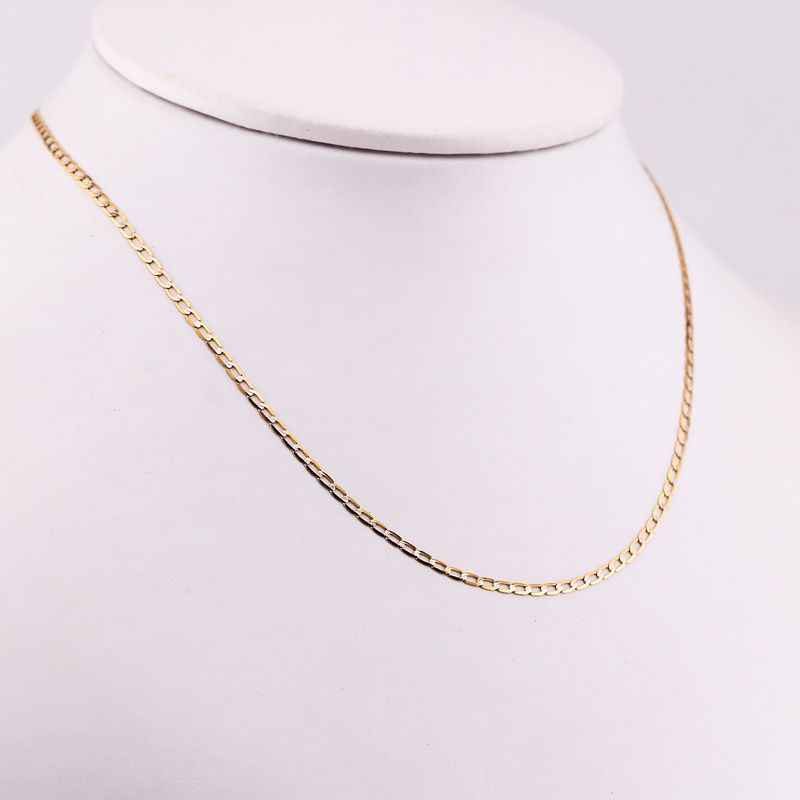 Cadena Diamant. Espiga 10k 1.4g 45cm