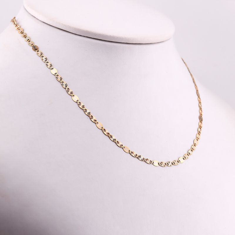 Cadena Mixta 14k 3.5g 45cm