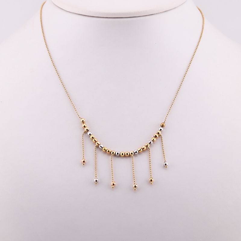 Gargantilla Bolas  14k 4.5g