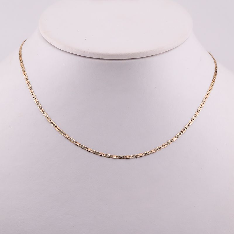 Cadena Valentino Relim. Tns. 10k 2.2g 45cm