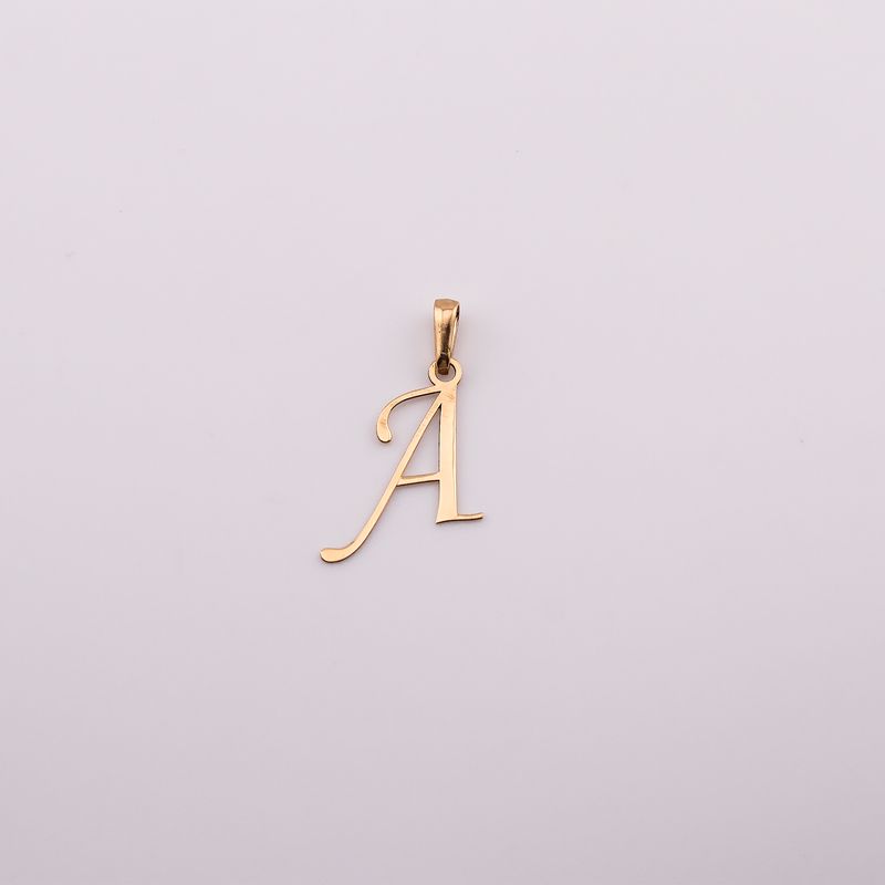 Dije Letra "a"14k 0.5g