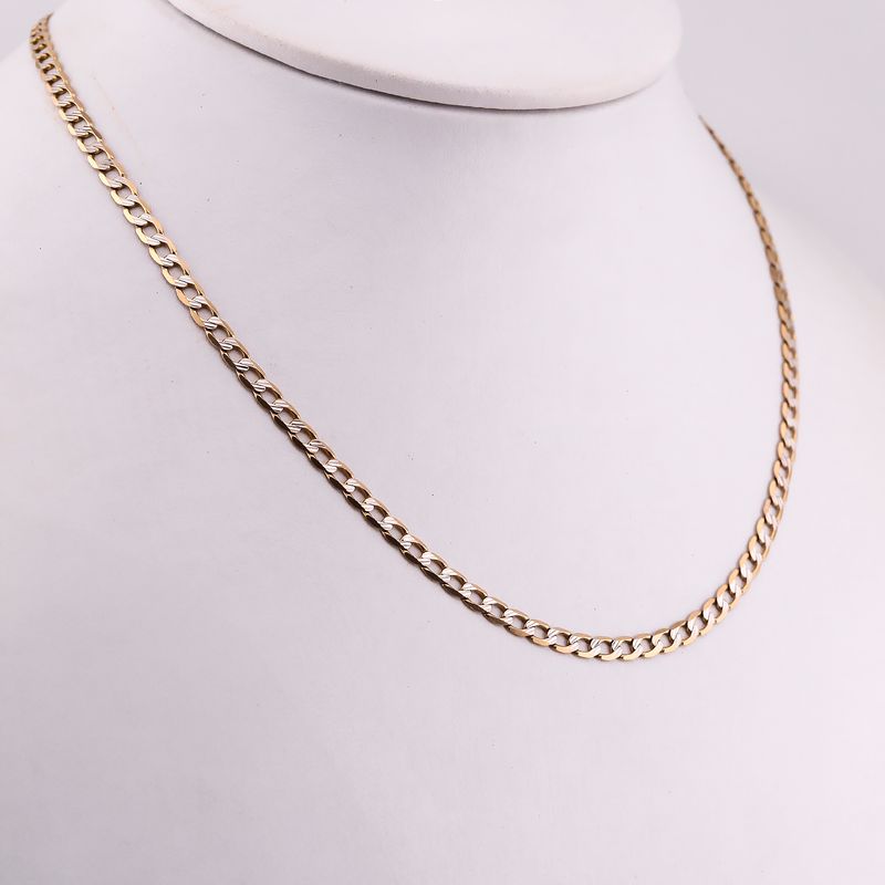 Cadena Eslabon Diamant14k 9.5g