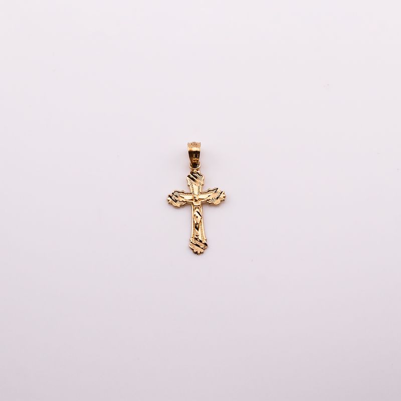 Dije Cruz Cristio Relim. 14k 0.6g