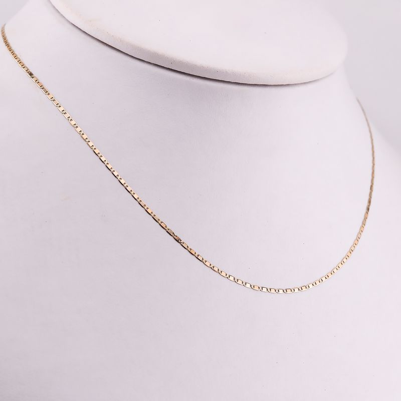 Cadena Valentino 10k 0.9g 45cm