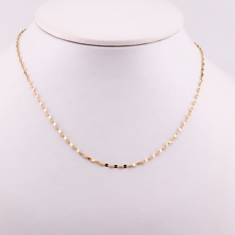 Cadena Granito 10k 0.9g 45cm