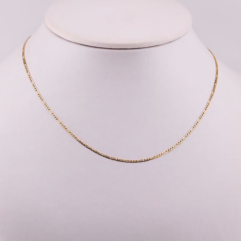 Cadena Eslabon 3x1 14k 1.8g 55cm