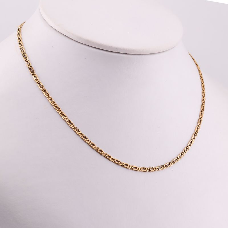 Cadena Ojo De Tigre  14k 3.6g 55cm