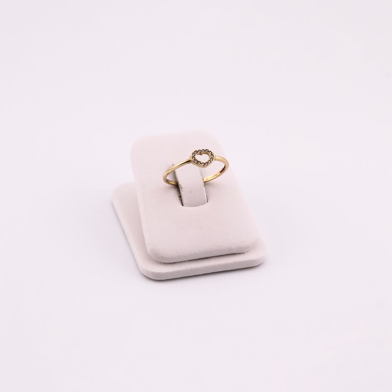 Anillo Corazon C/p 10k 1g