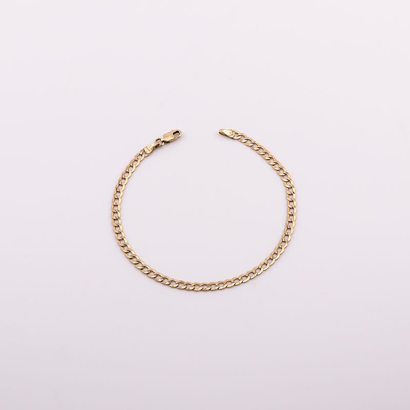 Pulso Eslabon  14k 2.6g 17cm