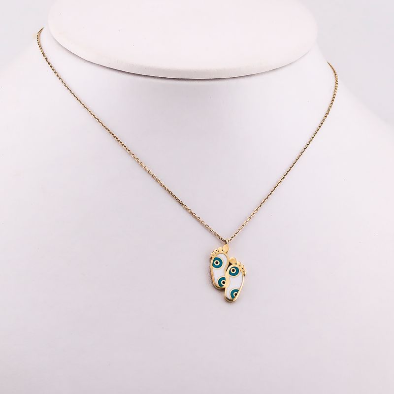 Gargantilla Pies  14k 2.7g