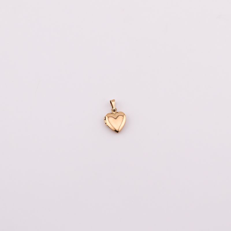 Dije Relicario Corazon 14k 1.1g