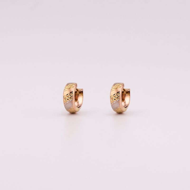 Aretes Huggies Relim Tnos 14k 1.2g