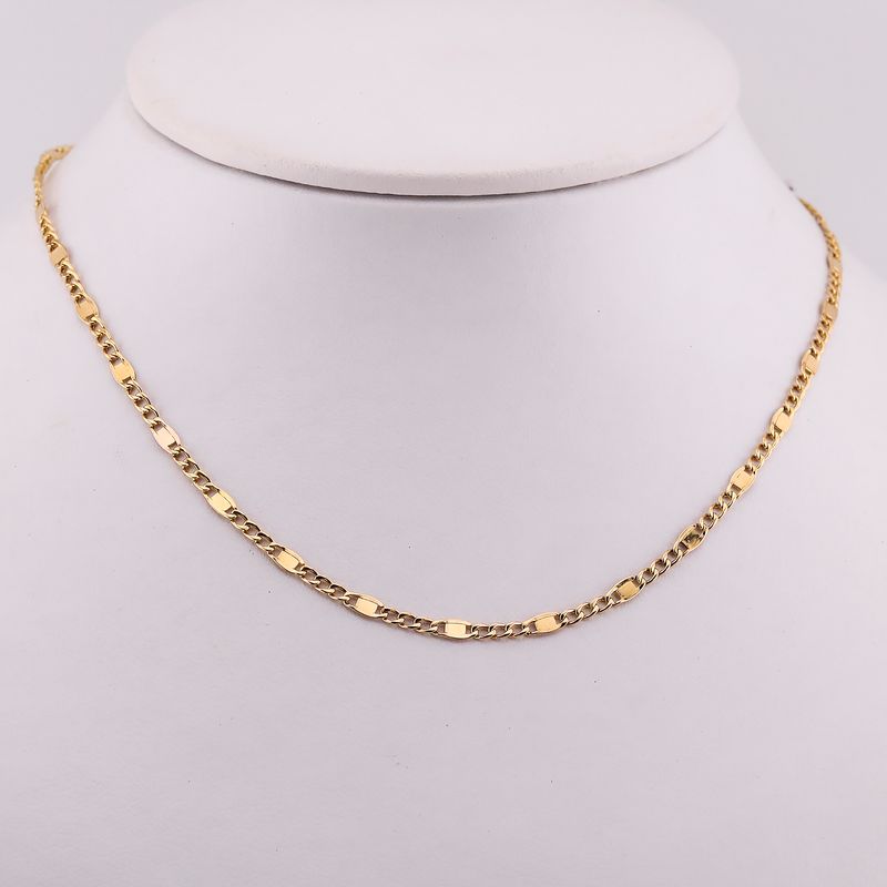 Cadena Mixta 14k 2.6g 45cm