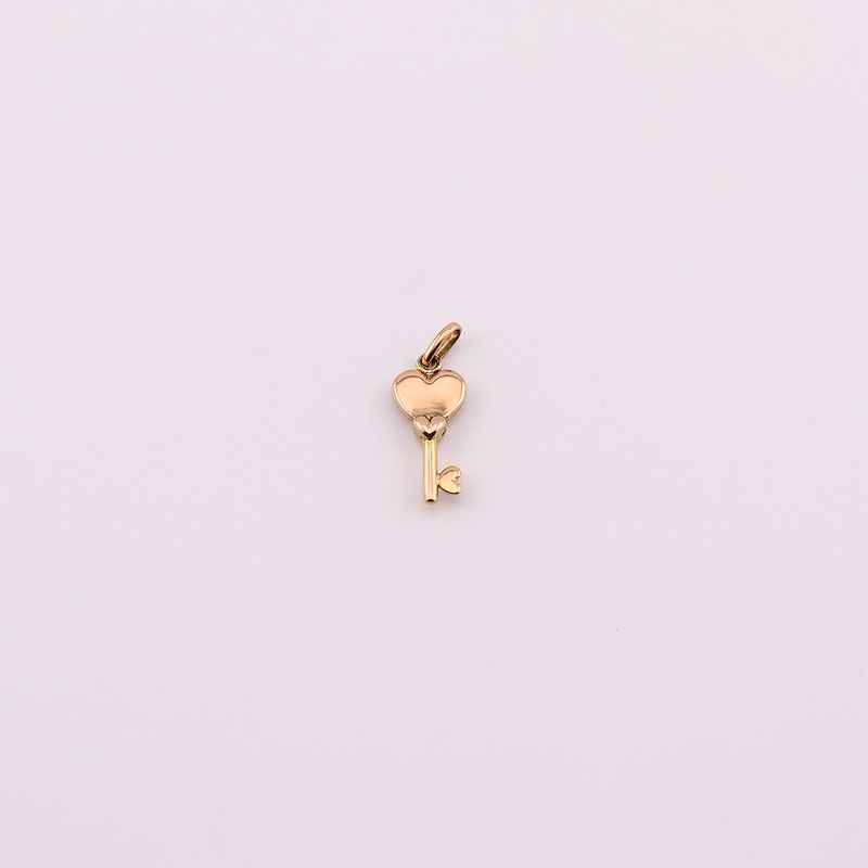 Dije Llave Corazon 10k 1.5g