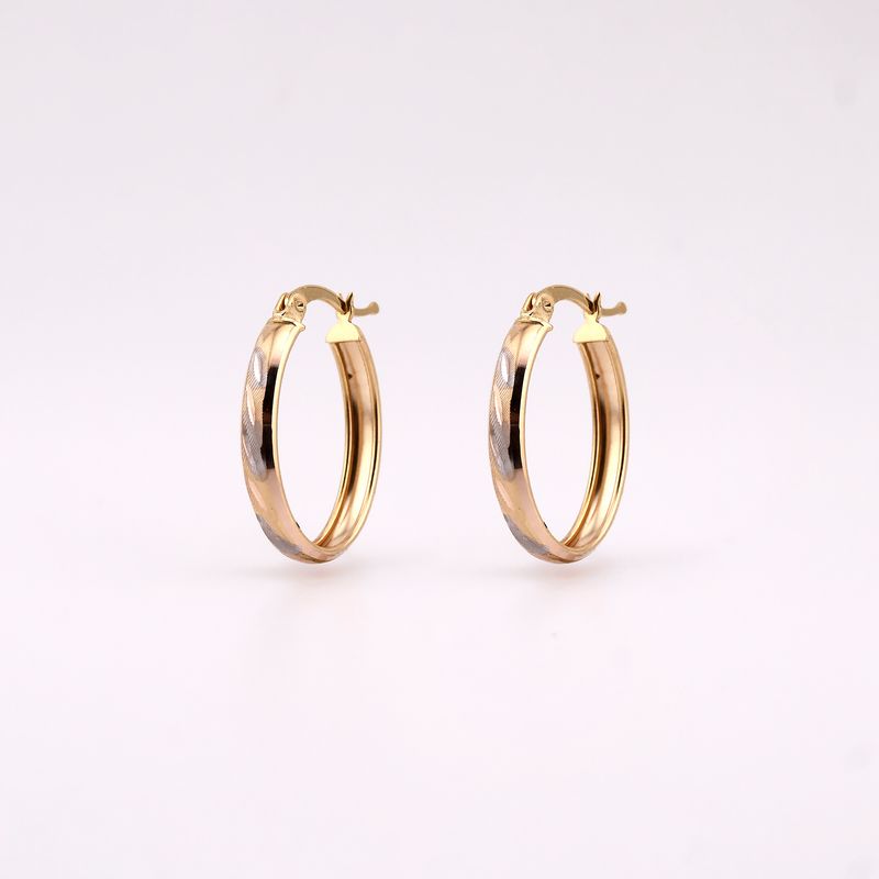 Arracadas Ovalo Dimant.tnos 14k 2.7g