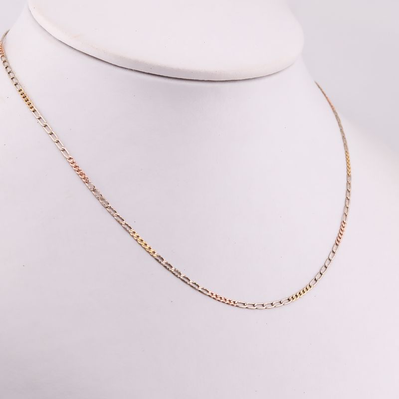 Cadena Esalbon Tns. 6x6 14k 2.4g 40cm