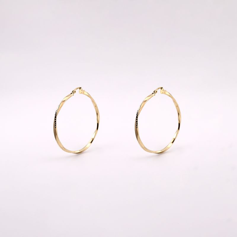 Arracadas Torcidas 14k 4.2g