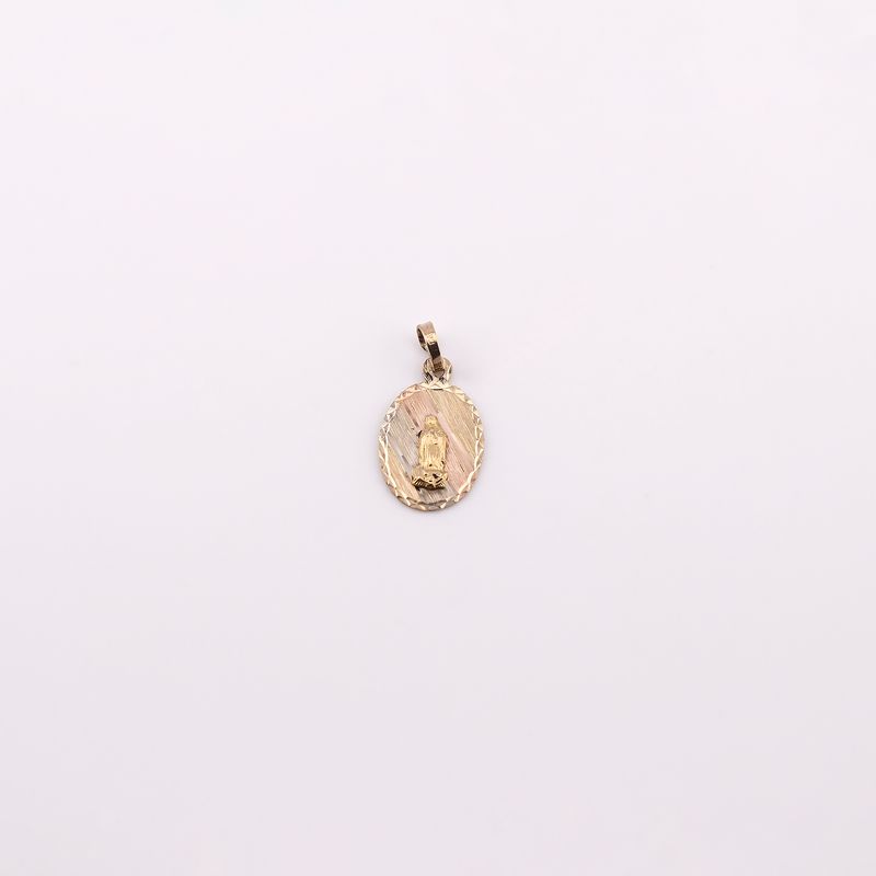 Dije Virgen Ovalo  10k 1.2g