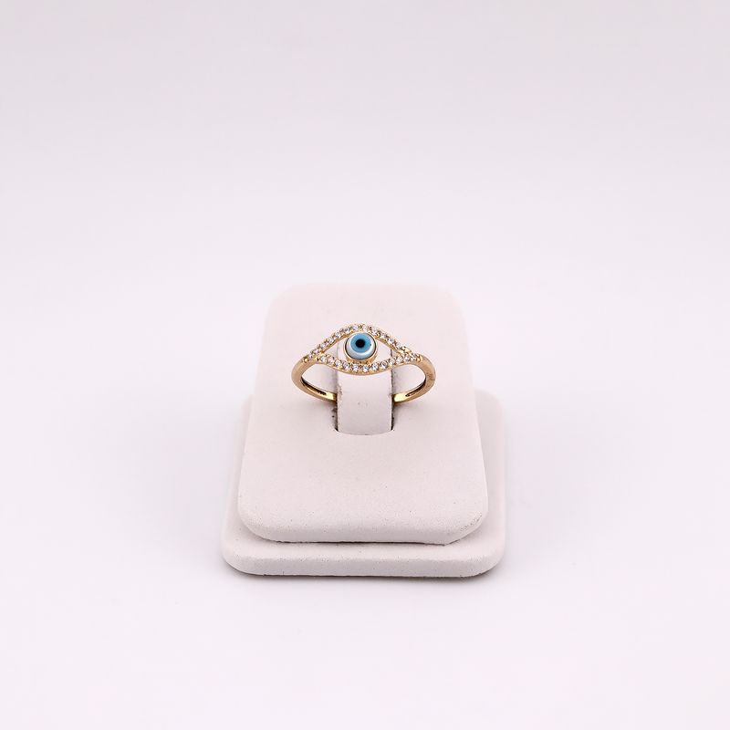 Anillo Ojo  Turco  14k 1.4g
