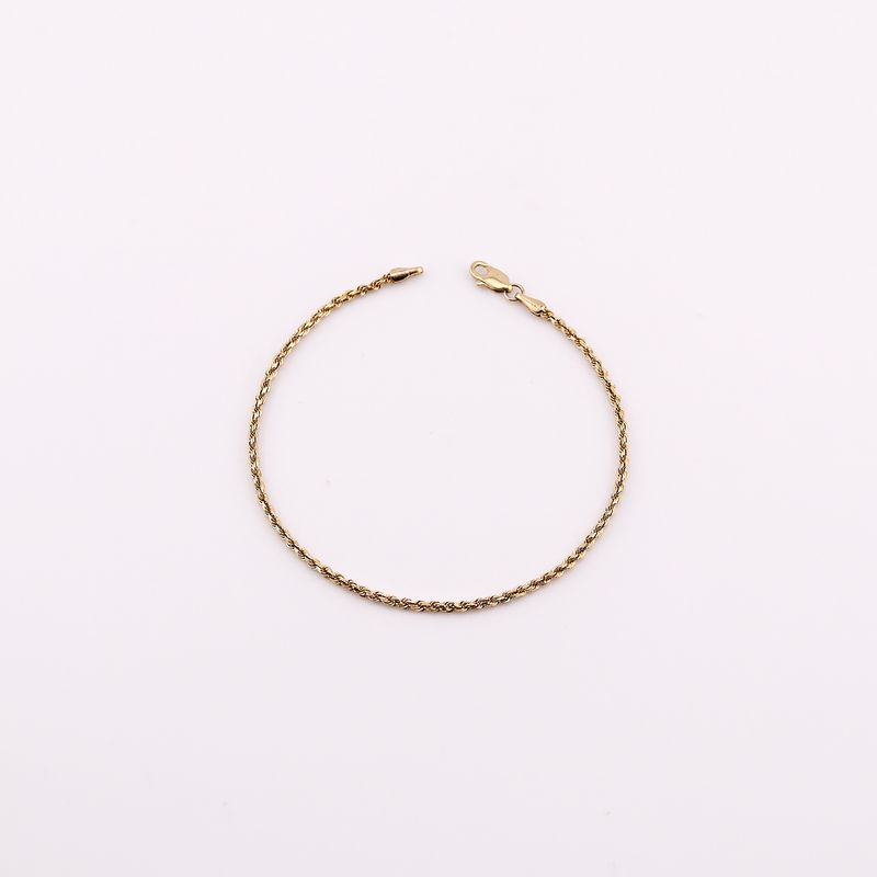 Pulso Torzal  14k 2.4g 17cm