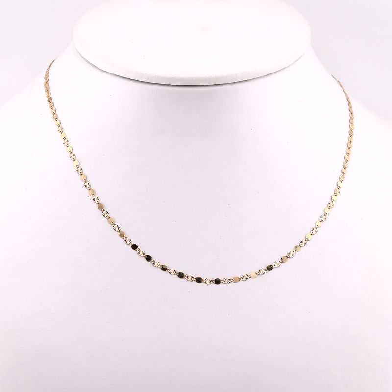 Cadena Mixta 14k 1.3g 45cm