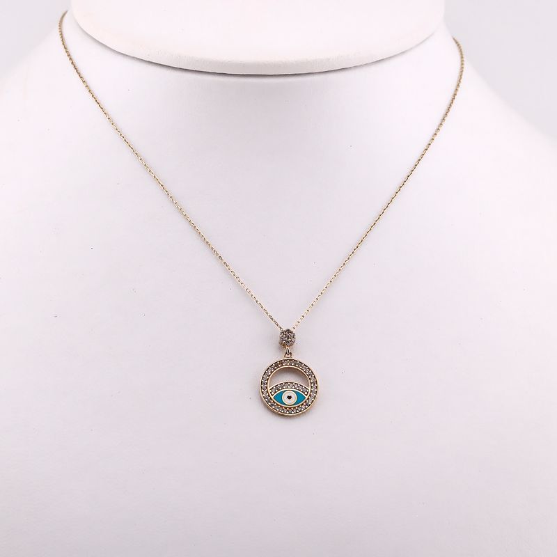 Gargantilla Ojo Turco  14k 2.2g